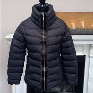 DVF Diane Von Furstenberg Black Puffer Jacket S